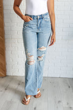 Load image into Gallery viewer, Ramona High Rise Rigid Magic Destroyed Straight Jeans