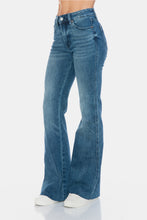 Load image into Gallery viewer, Judy Blue Full Size Tummy Control Cut Hem Flare Jeans