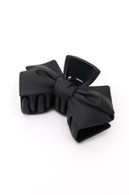 Load image into Gallery viewer, Classic Bow Claw Clip In Matte Black