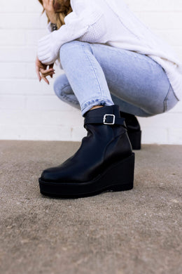 Alexa Wedge Bootie