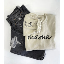 Load image into Gallery viewer, Custom Embroidered Mama/Grandma Sweatshirt in Four Color Options