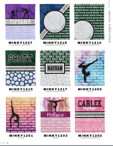 Custom Sports Blankets (including band etc)