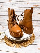 Load image into Gallery viewer, Christine Lace up Combat Boot