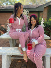 Load image into Gallery viewer, PREORDER: Candy Striped Pajama Pants Set