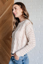 Load image into Gallery viewer, A Note of Thanks Cable Knit Sweater