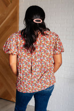 Load image into Gallery viewer, Bohemian Moment Floral Mock Neck Blouse