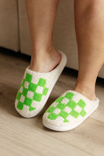 Load image into Gallery viewer, Checked Out Slippers in Green