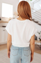 Load image into Gallery viewer, Clearly Classic Short Sleeve Top in White