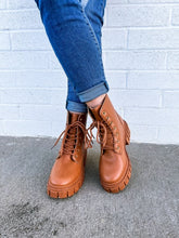 Load image into Gallery viewer, Christine Lace up Combat Boot