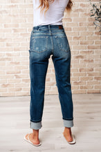 Load image into Gallery viewer, Danny Mid Rise Cuffed Destroyed Boyfriend Jeans