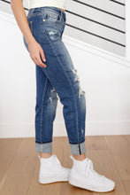 Load image into Gallery viewer, Danny Mid Rise Cuffed Destroyed Boyfriend Jeans