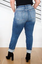 Load image into Gallery viewer, Danny Mid Rise Cuffed Destroyed Boyfriend Jeans