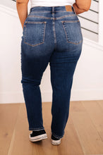 Load image into Gallery viewer, Estelle High Waist Thermal Straight Jeans