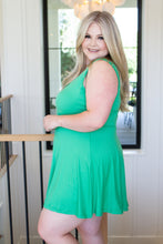 Load image into Gallery viewer, Gorgeous in Green Sleeveless Skort Dress