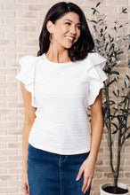 Load image into Gallery viewer, Highest Praise Ruffle Sleeve Blouse