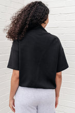 Load image into Gallery viewer, I Just Felt Like It Mock Neck Top in Black