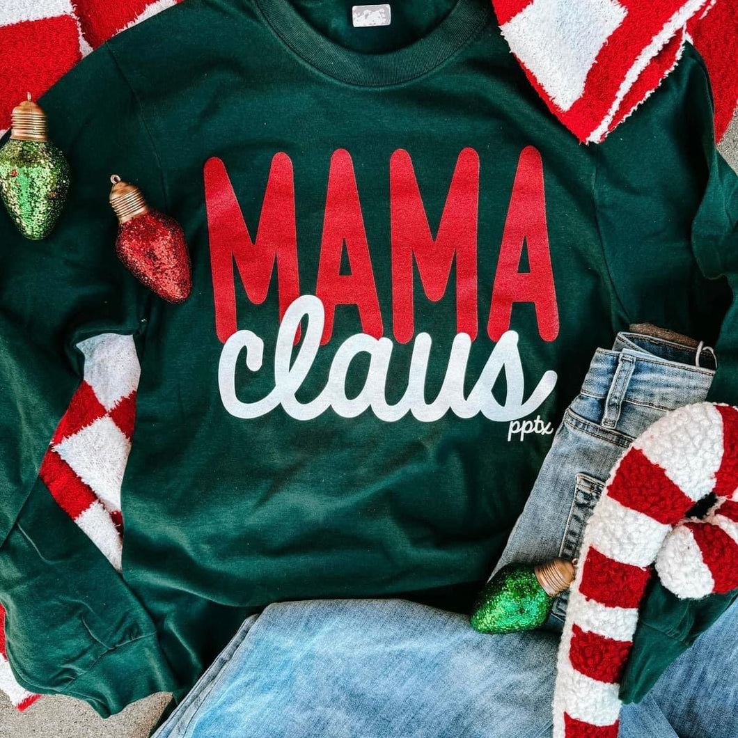 Long Sleeve Mama Claus