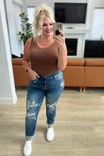 Load image into Gallery viewer, Danny Mid Rise Cuffed Destroyed Boyfriend Jeans