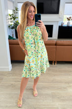 Load image into Gallery viewer, As You Walk On By Tank Dress in Lime