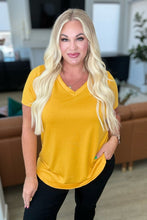 Load image into Gallery viewer, Heart and Soul V-Neck Top in Mustard