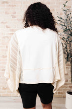 Load image into Gallery viewer, In the Highways Sweater Knit Contrast Poncho