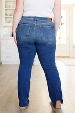 Load image into Gallery viewer, Josephine Mid Rise Raw Hem Bootcut Jeans