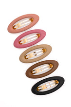 Load image into Gallery viewer, Jumbo Oval Hair Clips Set of 5