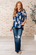 Load image into Gallery viewer, Just Coasting Floral Blouse