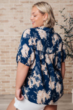 Load image into Gallery viewer, Just Coasting Floral Blouse