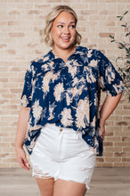 Load image into Gallery viewer, Just Coasting Floral Blouse