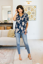 Load image into Gallery viewer, Just Coasting Floral Blouse