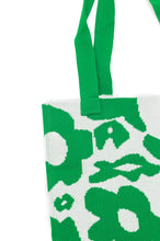 Load image into Gallery viewer, Lazy Daisy Knit Bag in Green