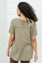 Load image into Gallery viewer, Let Me Live Relaxed Tee in Army