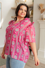 Load image into Gallery viewer, Moments Like This V-Neck Bell Sleeve Blouse