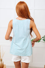 Load image into Gallery viewer, Never Second Best V-Neck Blouse in Mint