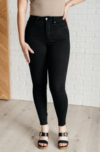 Load image into Gallery viewer, Nicole Tummy Control Skinny Jeans in Black