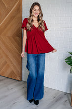 Load image into Gallery viewer, One Day Soon V-Neck Ruffle Detail Top