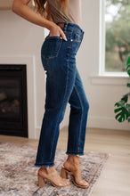 Load image into Gallery viewer, Phillipa High Rise Release Hem Slim Jeans