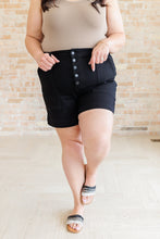 Load image into Gallery viewer, Reagan High Rise Button Fly Trouser Shorts