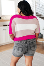 Load image into Gallery viewer, Rows Of Rose Short Sleeve Knit Top