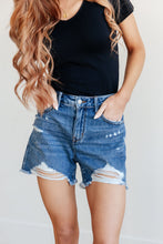 Load image into Gallery viewer, Samantha High Rise Rigid Magic Distressed Cutoff Shorts