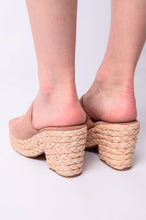 Load image into Gallery viewer, Solstice Espadrille Wedge in Blush