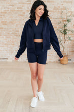 Load image into Gallery viewer, Sun or Shade Zip Up Jacket in Navy