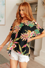 Load image into Gallery viewer, Tropical Bouquet V-Neck Top