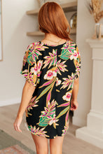 Load image into Gallery viewer, Tropical Bouquet V-Neck Top