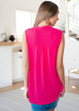 Load image into Gallery viewer, Uptown Girl Tie Detail Sleeveless Blouse