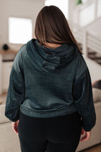 Load image into Gallery viewer, Velvet Icon Hoodie In Grey Blue