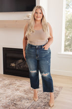 Load image into Gallery viewer, Whitney High Rise Distressed Wide Leg Crop Jeans