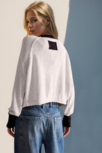 Load image into Gallery viewer, Double Take Contrast Button Up Long Sleeve Cardigan