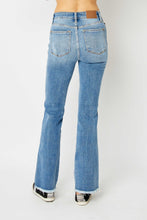 Load image into Gallery viewer, Judy Blue Full Size Distressed Raw Hem Bootcut Jeans